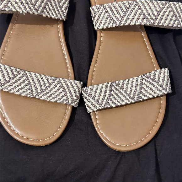 Arizona Jean Co. Woven Double Strap Slide Sandals – Size 8.5 - Picture 3 of 4